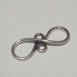 2/$15 Sterling Silver Infinity Figure 8 Link